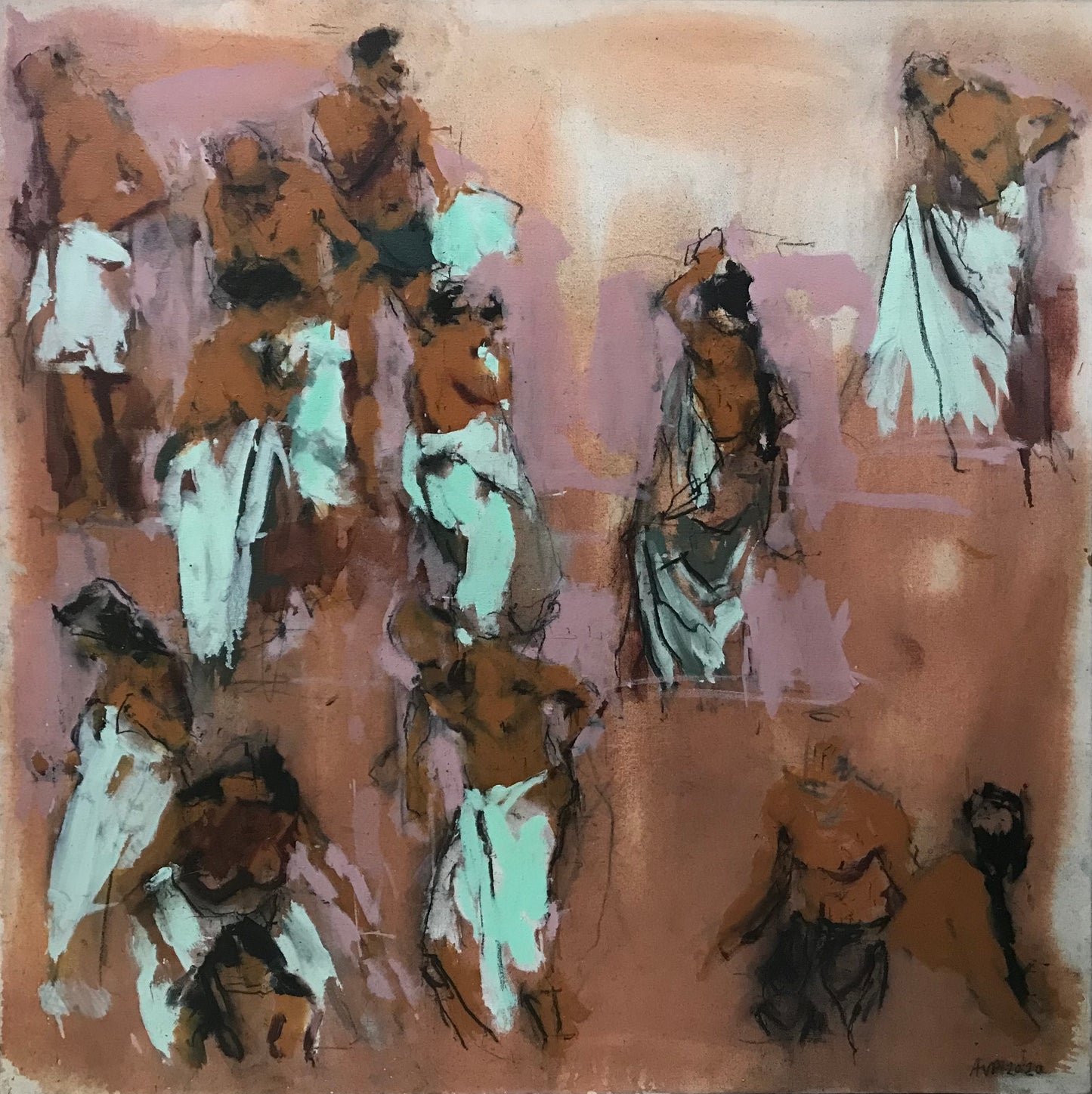 Bathers, Varanasi II
