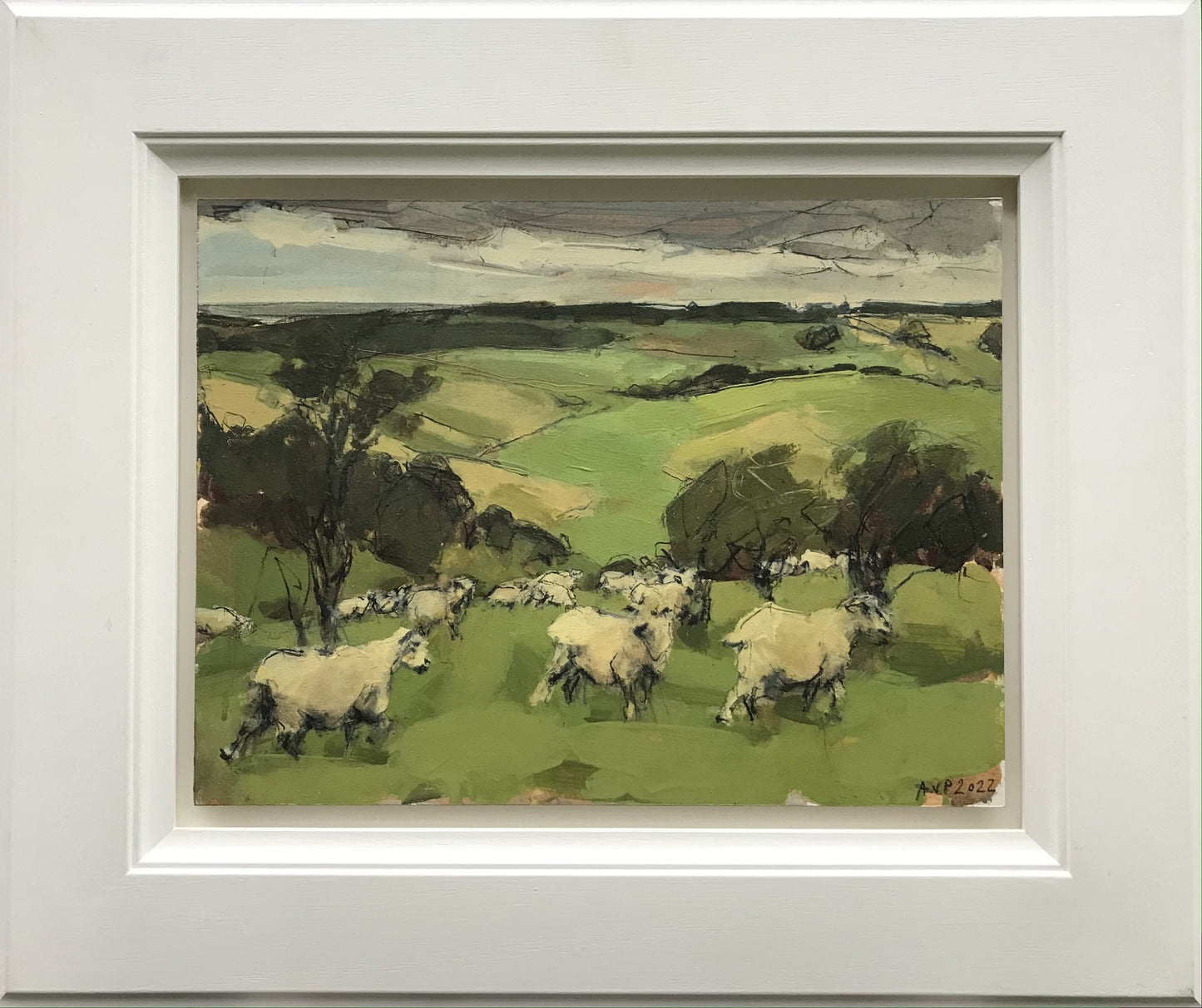 Sheep, South Downs, August IV (SOLD)