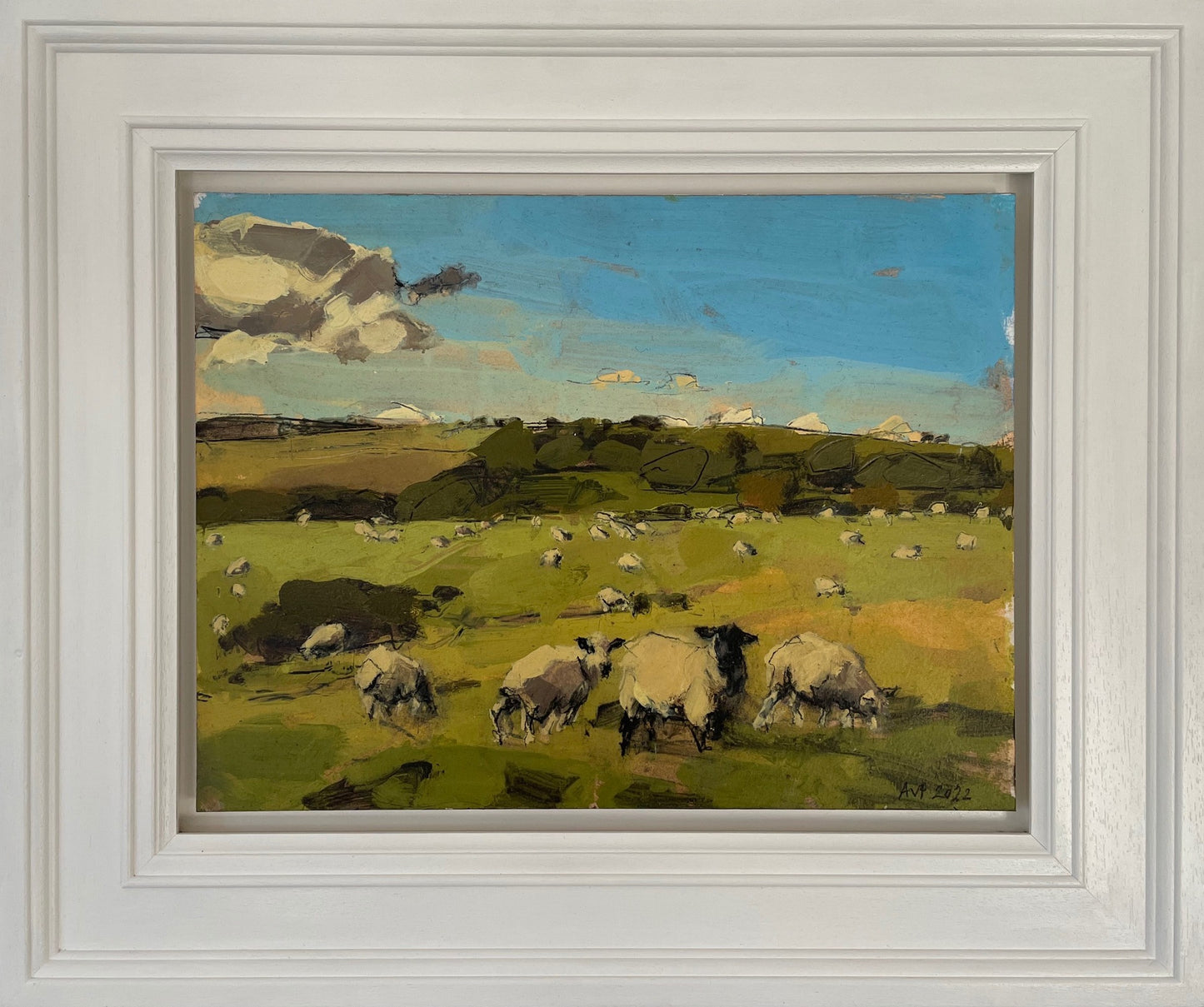 Sheep, South Downs, October III