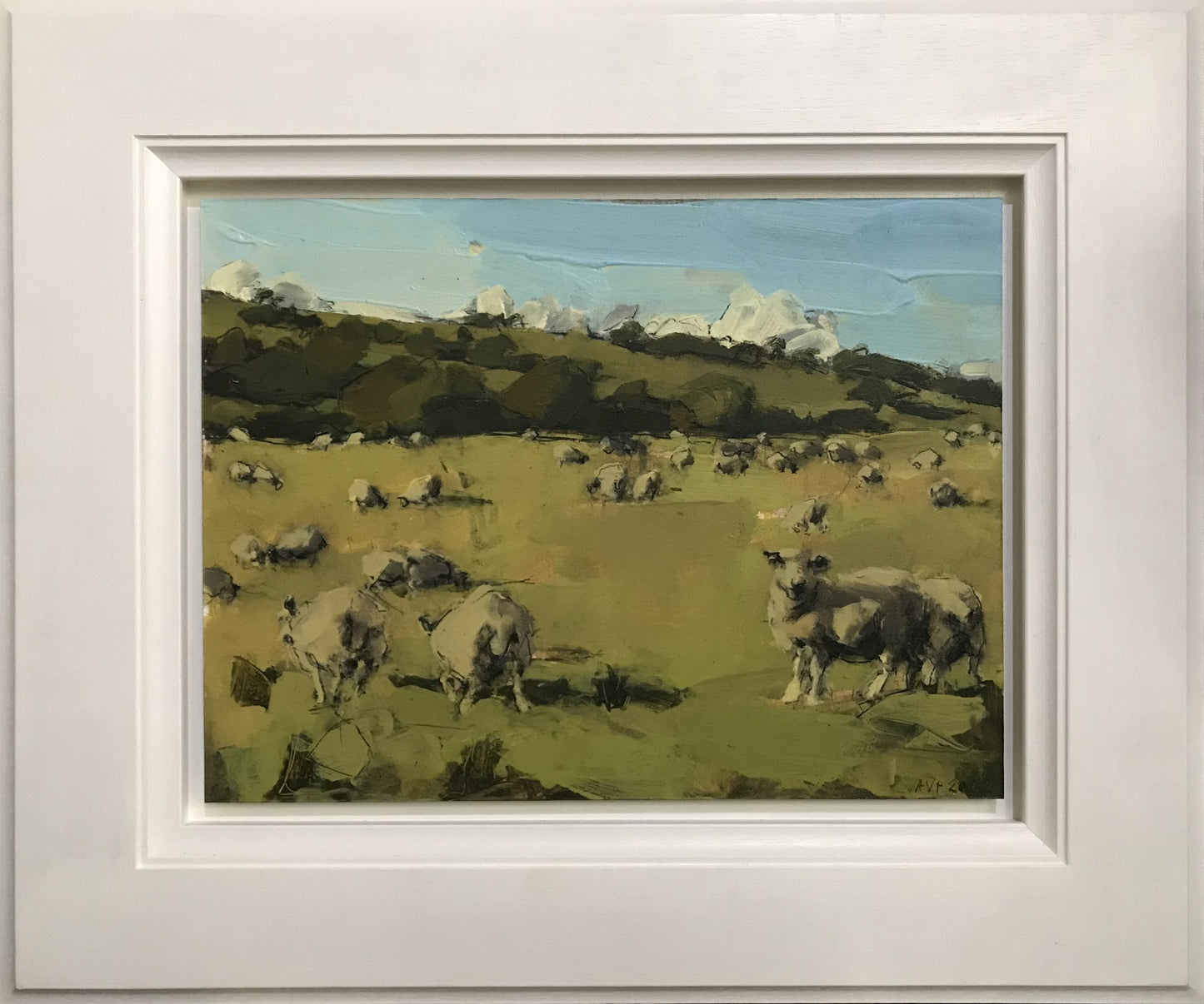 Sheep, South Downs, October V (SOLD)