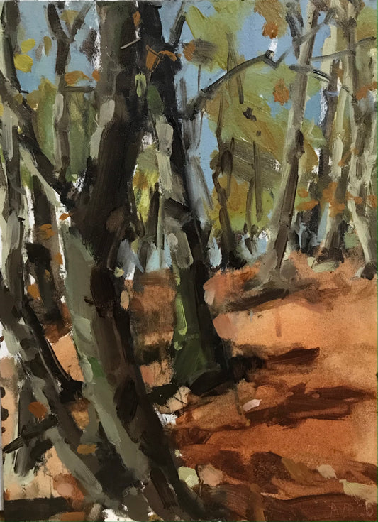 Woods, late Autumn II (sold)