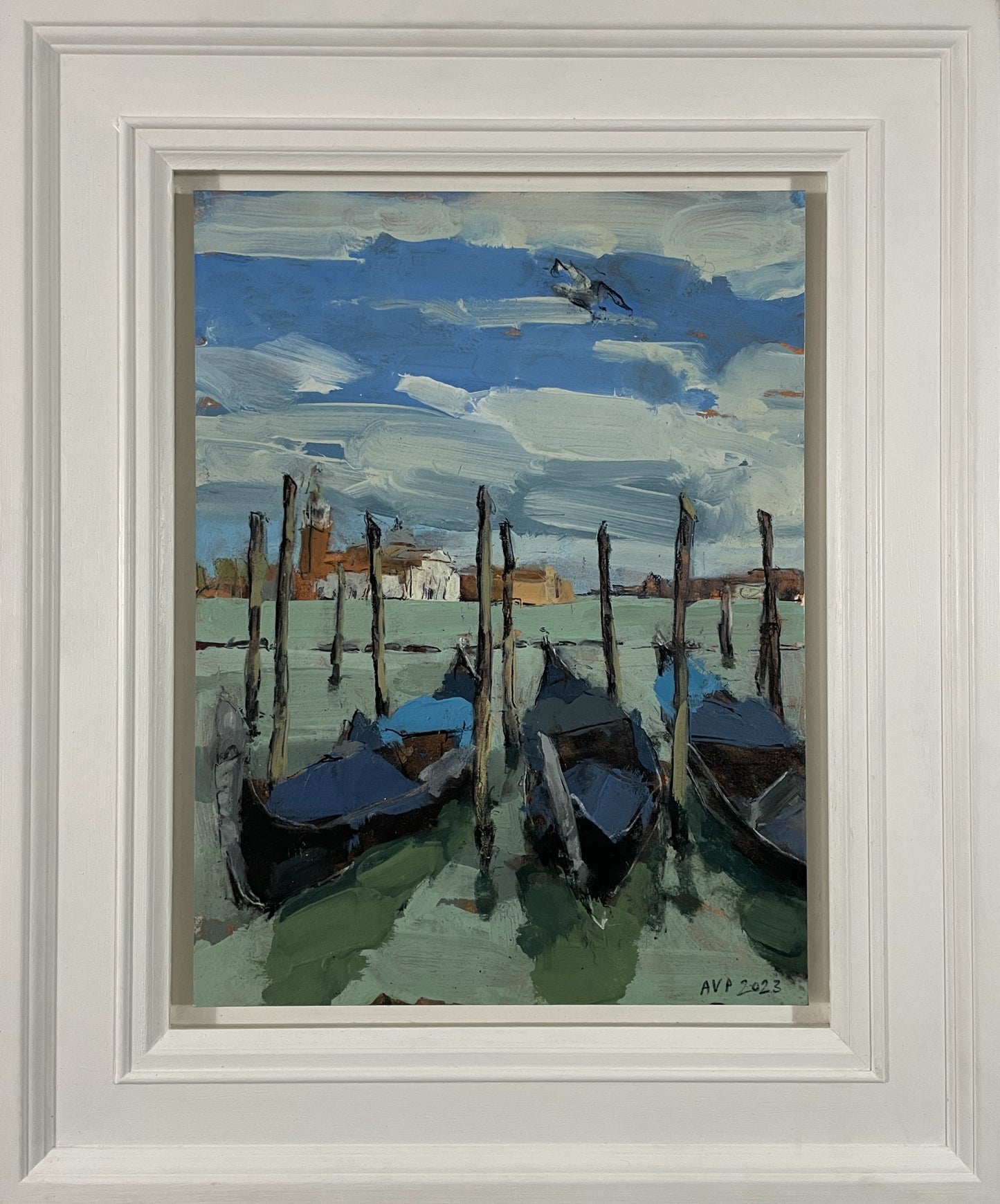 Gondolas, Giudecca Canal, Venice IV