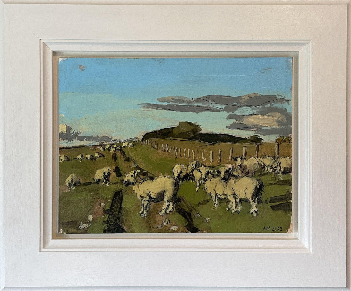 Sheep, South Downs, October V