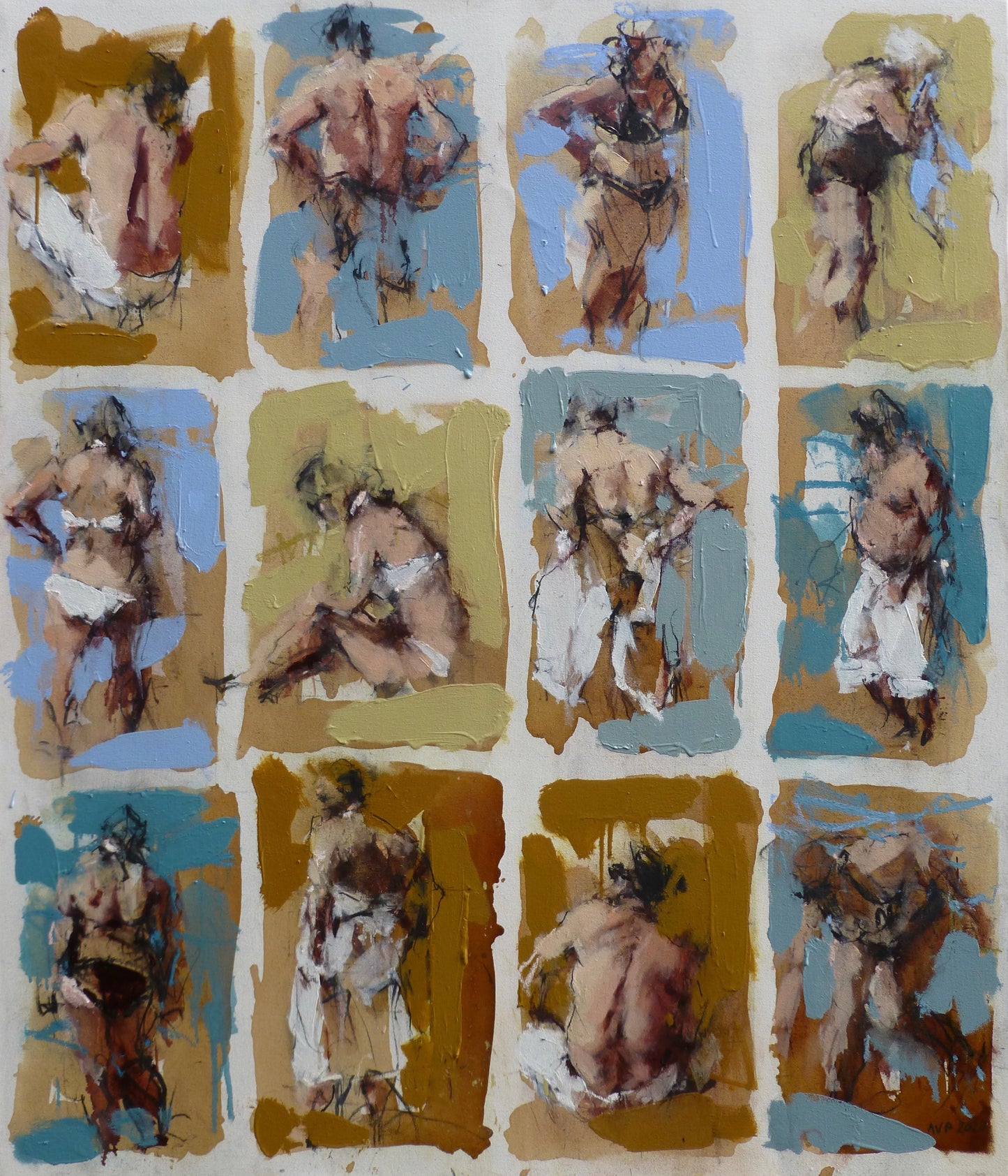 Twelve bathers II (sold)