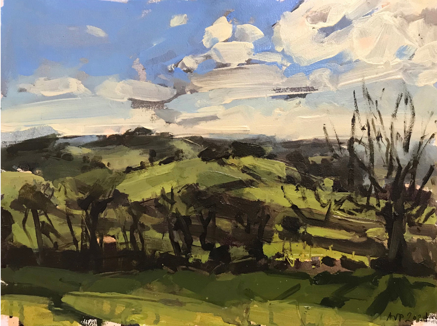 From Small Down Knoll, February II (sold)