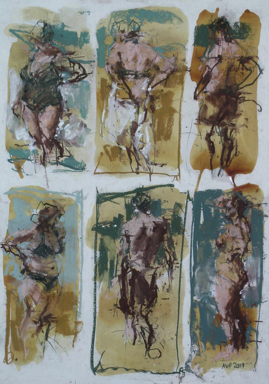 Six bathers, Dorset III