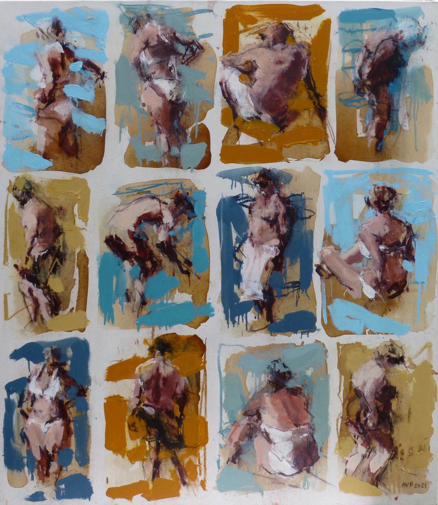 Twelve bathers III (sold)