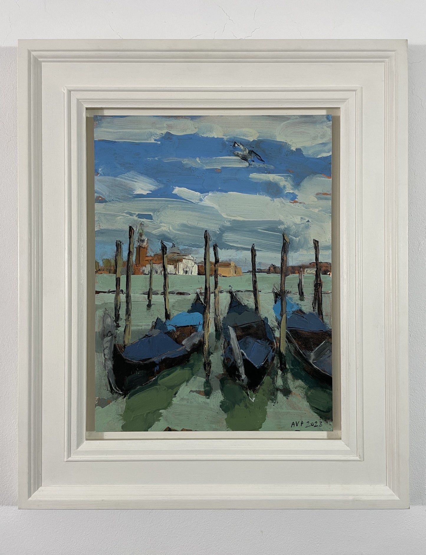 Gondolas, Giudecca Canal, Venice IV